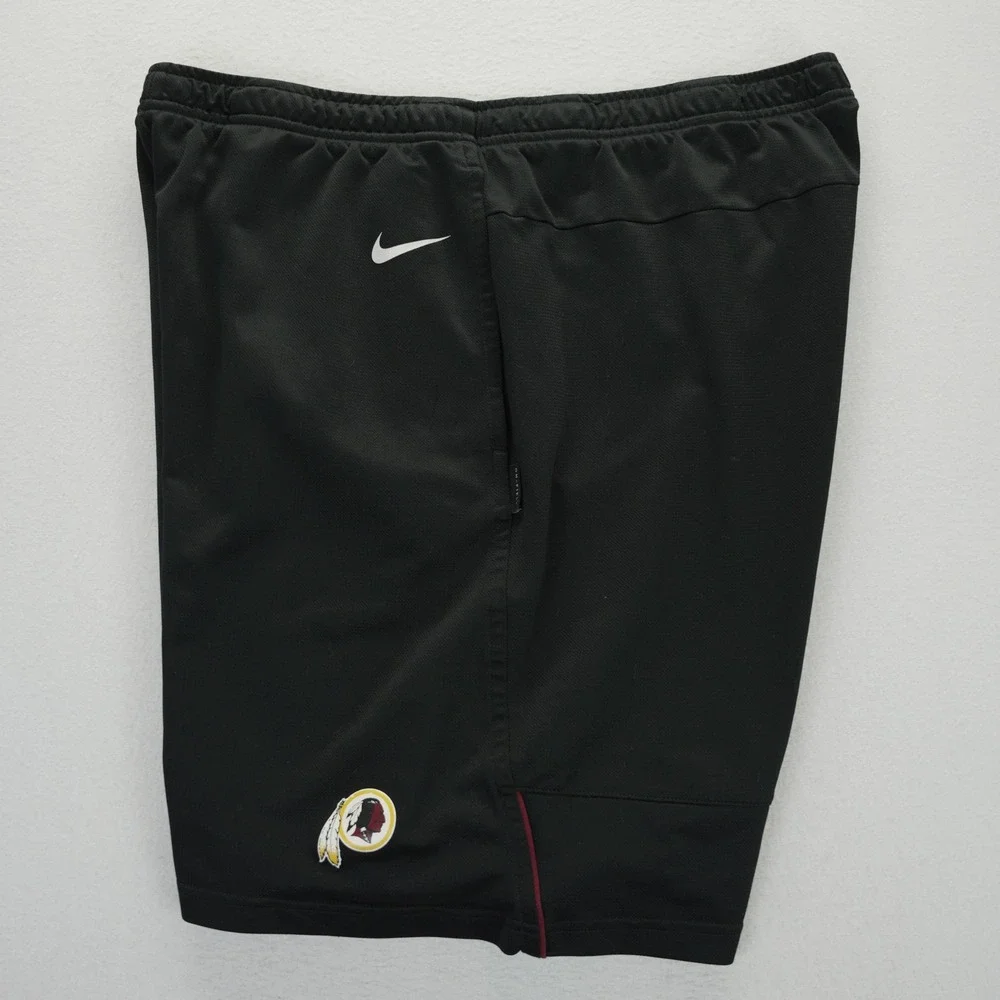 Nike Washington Redskins NFL Equipment On-Field Shorts Black Mens Large